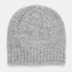 United Colors of Benetton caciula din lana pentru copii culoarea gri