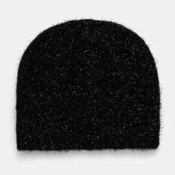 United Colors of Benetton caciula din lana pentru copii culoarea negru