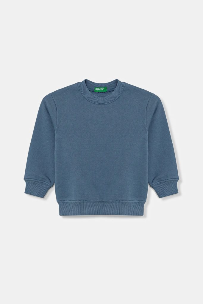 United Colors of Benetton hanorac de bumbac pentru copii cu imprimeu