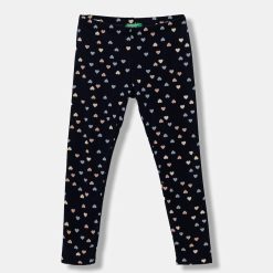 United Colors of Benetton leggins copii culoarea bleumarin
