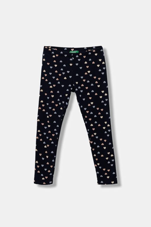 United Colors of Benetton leggins copii culoarea bleumarin