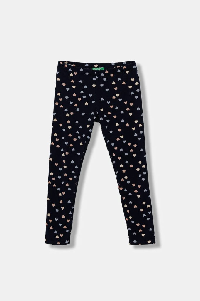 United Colors of Benetton leggins copii culoarea bleumarin
