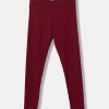 United Colors of Benetton leggins copii culoarea bordo