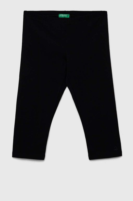 United Colors of Benetton leggins copii culoarea negru
