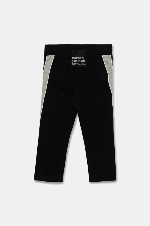 United Colors of Benetton leggins copii culoarea negru