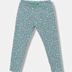United Colors of Benetton leggins copii culoarea turcoaz