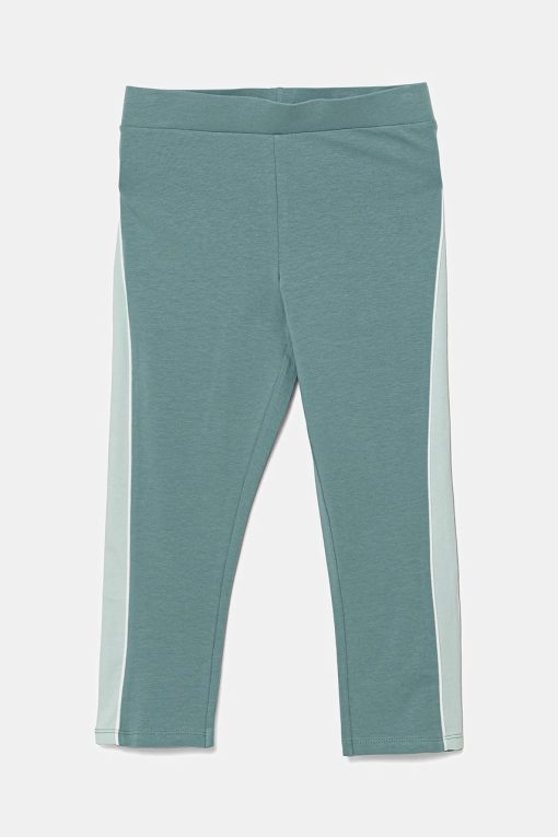 United Colors of Benetton leggins copii culoarea verde