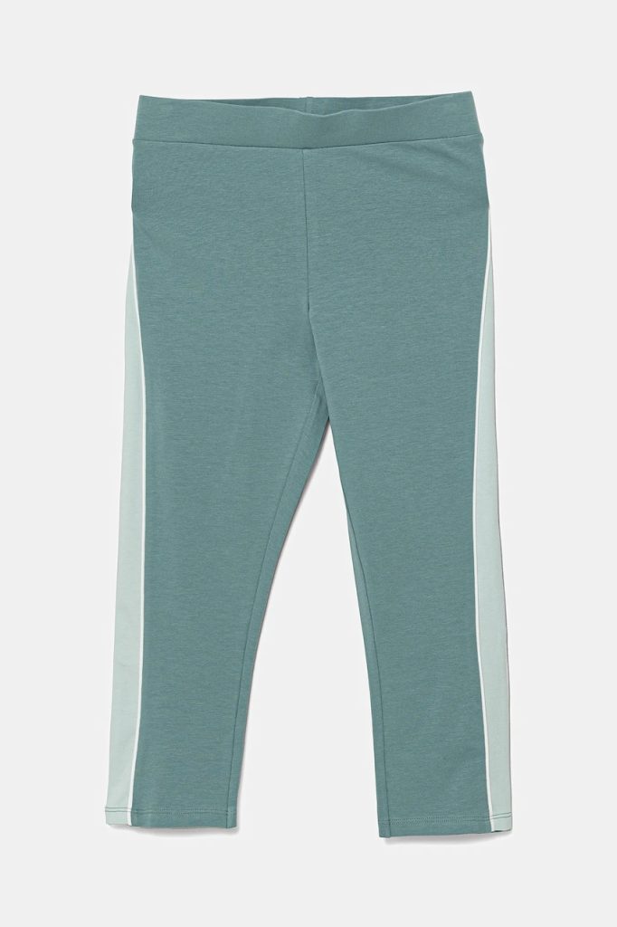 United Colors of Benetton leggins copii culoarea verde