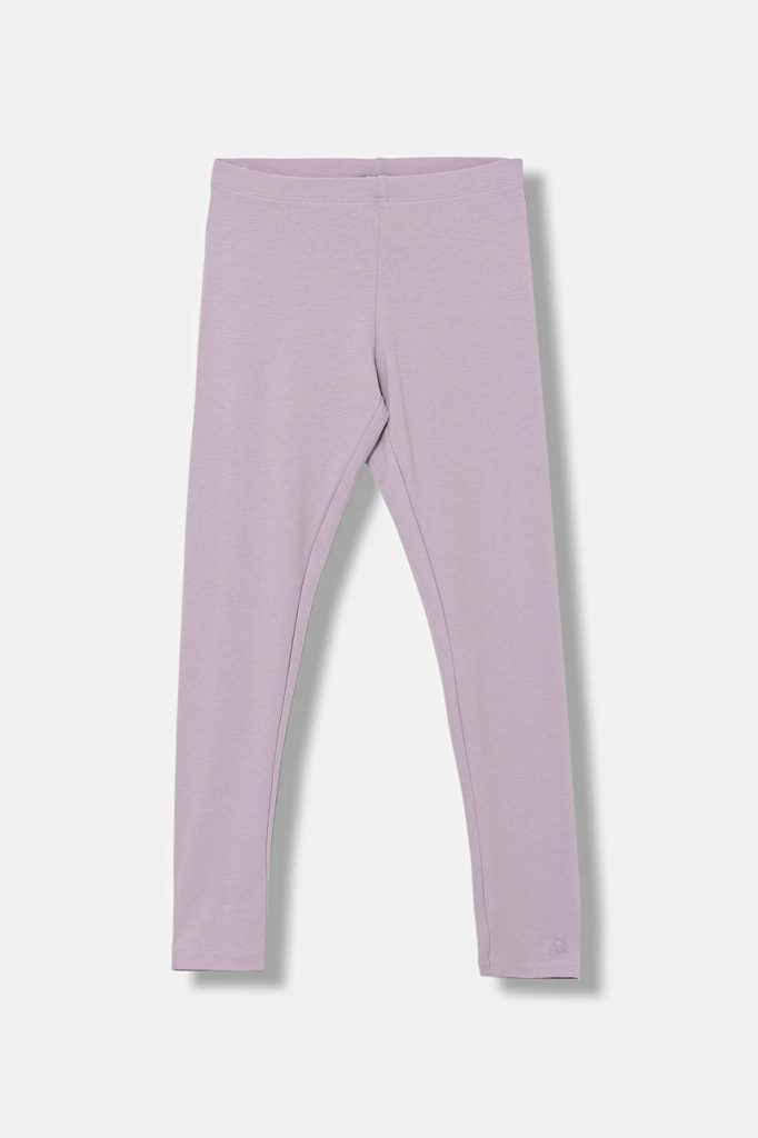 United Colors of Benetton leggins copii culoarea violet