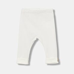 United Colors of Benetton leggins din bumbac pentru bebeluși culoarea alb