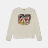 United Colors of Benetton longsleeve culoarea bej