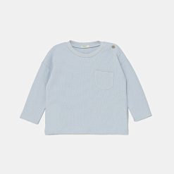 United Colors of Benetton longsleeve din bumbac pentru bebeluși uni