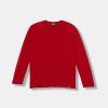 United Colors of Benetton longsleeve din bumbac pentru copii culoarea rosu