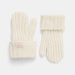 United Colors of Benetton mănuși pentru bebeluși culoarea bej