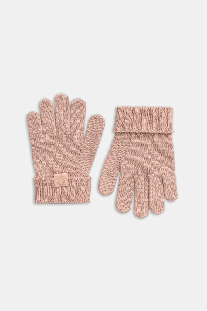 United Colors of Benetton mănuși pentru bebeluși culoarea bej