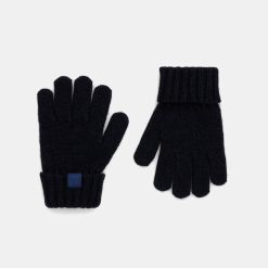 United Colors of Benetton mănuși pentru bebeluși culoarea bleumarin