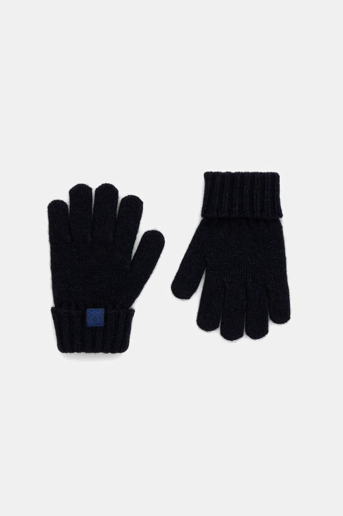 United Colors of Benetton mănuși pentru bebeluși culoarea bleumarin