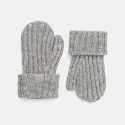 United Colors of Benetton mănuși pentru bebeluși culoarea gri