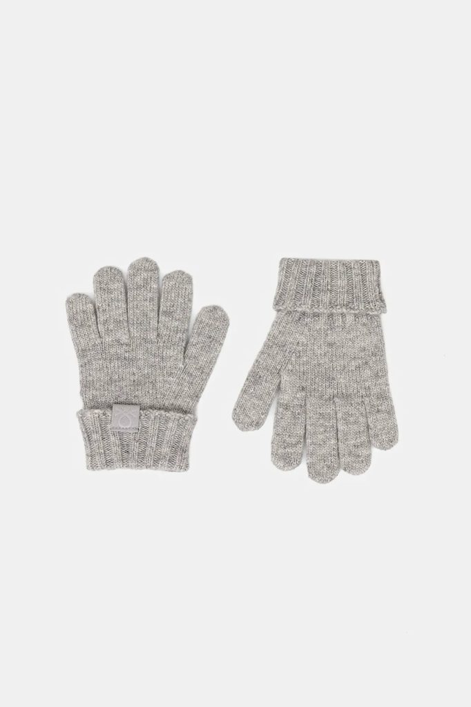 United Colors of Benetton mănuși pentru bebeluși culoarea gri