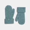 United Colors of Benetton mănuși pentru bebeluși culoarea turcoaz