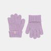United Colors of Benetton mănuși pentru bebeluși culoarea violet