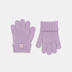 United Colors of Benetton mănuși pentru bebeluși culoarea violet