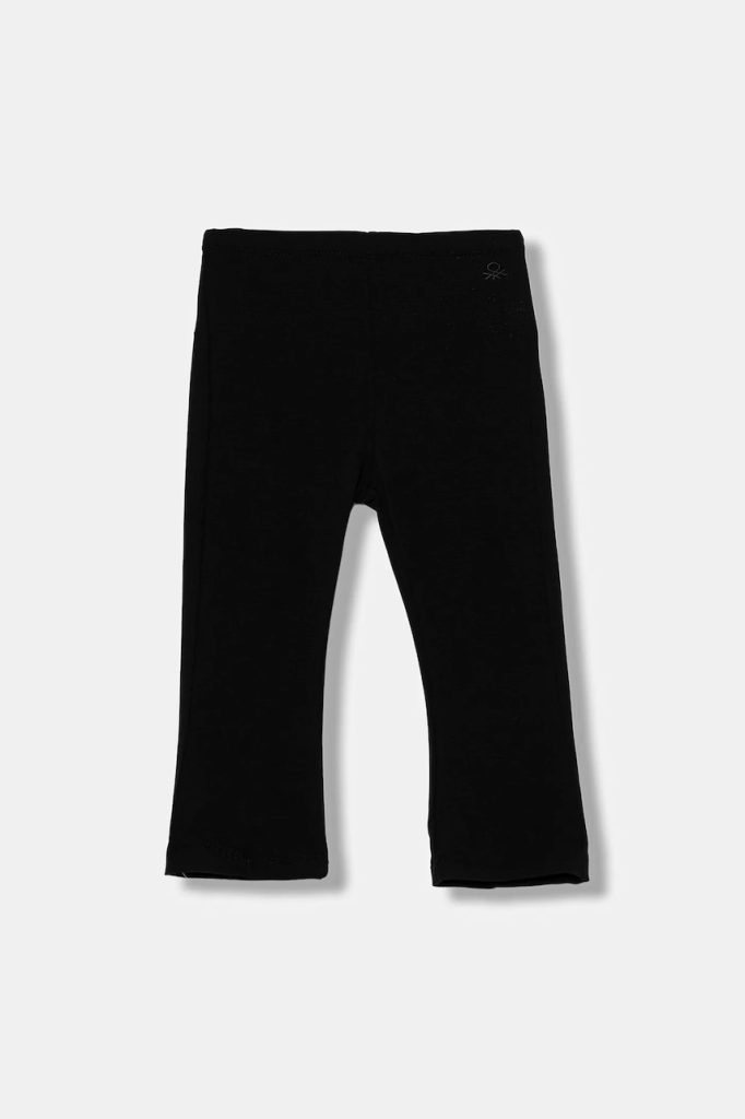 United Colors of Benetton pantaloni de trening pentru copii culoarea negru