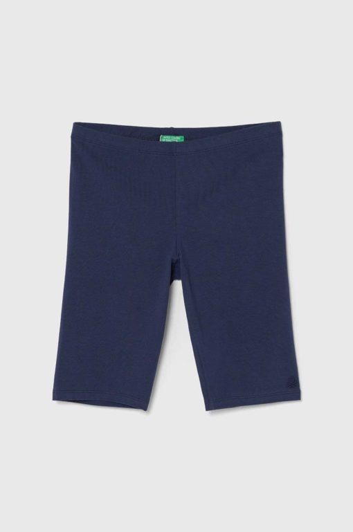 United Colors of Benetton pantaloni scurti copii culoarea albastru marin