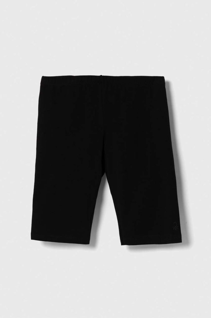 United Colors of Benetton pantaloni scurti copii culoarea negru