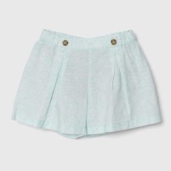 United Colors of Benetton pantaloni scurți de in pentru copii modelator-Îmbrăcăminte