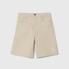United Colors of Benetton pantaloni scurți din bumbac pentru copii culoarea bej