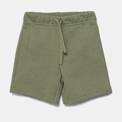 United Colors of Benetton pantaloni scurți din bumbac pentru copii culoarea verde