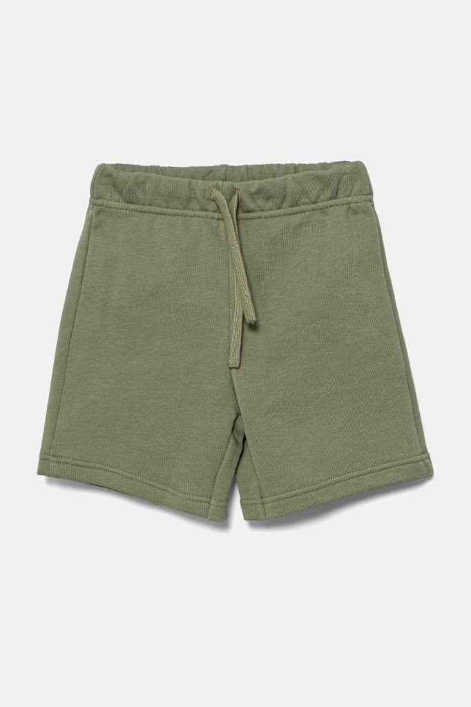 United Colors of Benetton pantaloni scurți din bumbac pentru copii culoarea verde