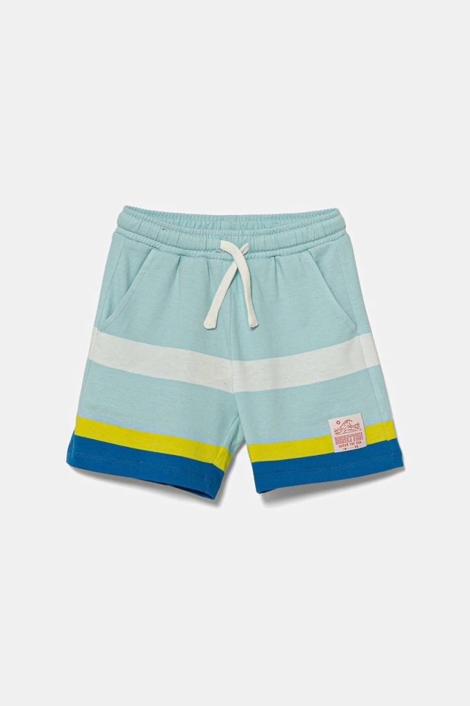 United Colors of Benetton pantaloni scurți din bumbac pentru copii talie reglabila