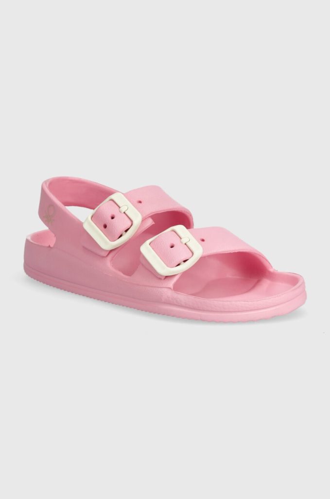 United Colors of Benetton sandale copii culoarea roz-Încălțăminte