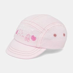 United Colors of Benetton șapcă din bumbac pentru copii culoarea roz