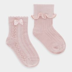 United Colors of Benetton șosete copii 2-pack culoarea bej