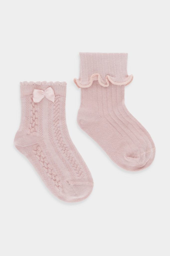 United Colors of Benetton șosete copii 2-pack culoarea bej