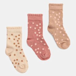 United Colors of Benetton șosete copii 3-pack culoarea bej