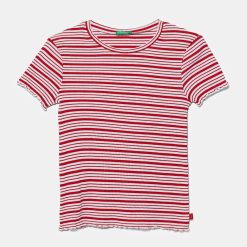 United Colors of Benetton tricou copii culoarea rosu