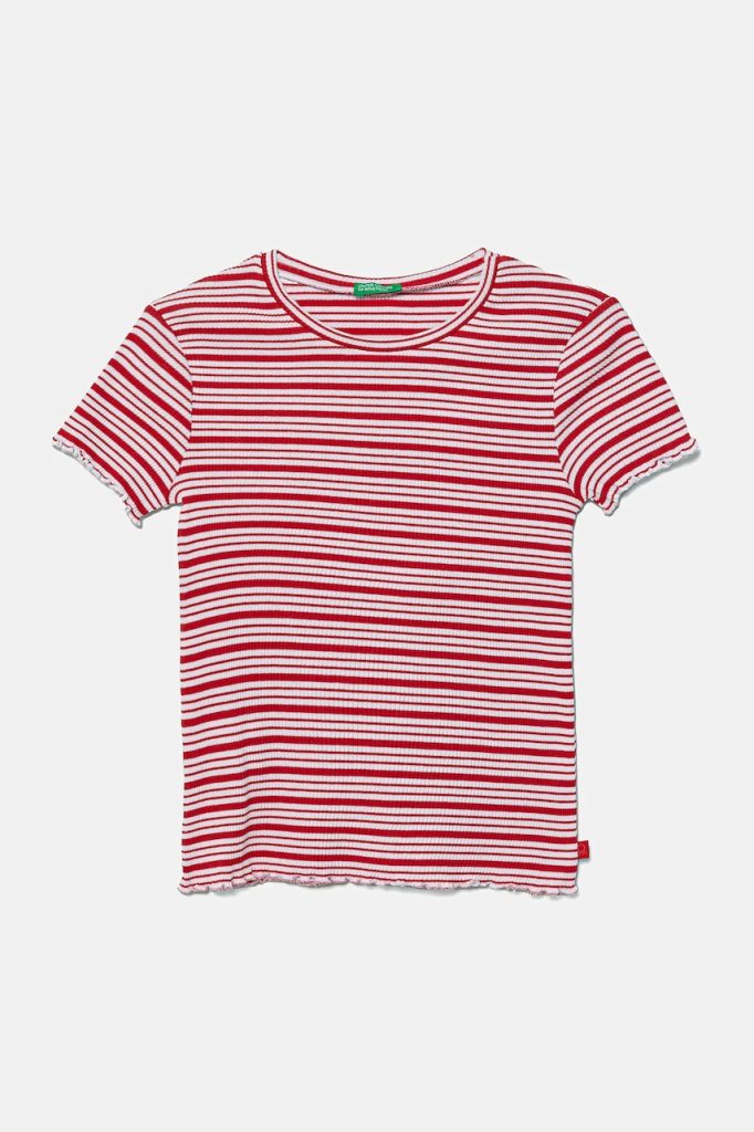 United Colors of Benetton tricou copii culoarea rosu