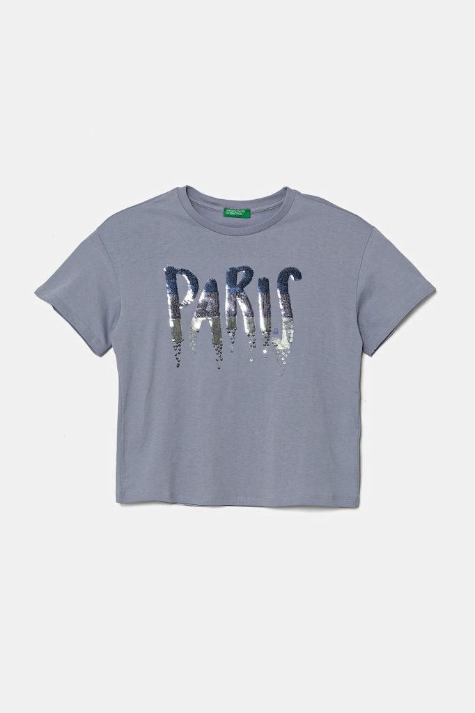 United Colors of Benetton tricou de bumbac pentru copii 3I1XC10NY-Îmbrăcăminte