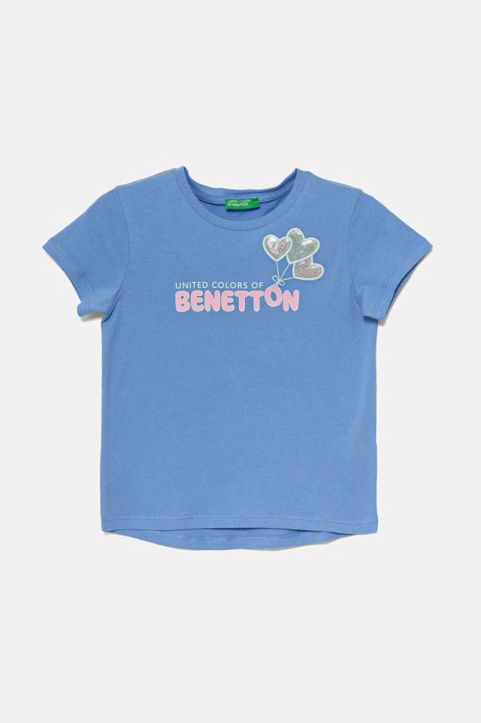 United Colors of Benetton tricou de bumbac pentru copii 3I1XG10JB-Îmbrăcăminte