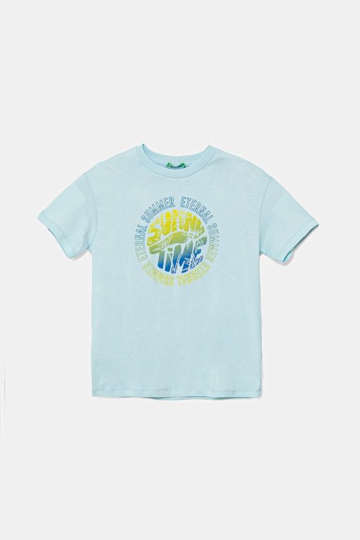 United Colors of Benetton tricou de bumbac pentru copii cu imprimeu