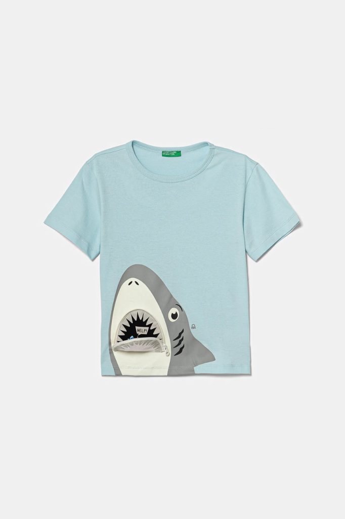 United Colors of Benetton tricou de bumbac pentru copii cu imprimeu