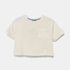 United Colors of Benetton tricou de bumbac pentru copii culoarea bej