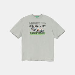 United Colors of Benetton tricou de bumbac pentru copii culoarea gri