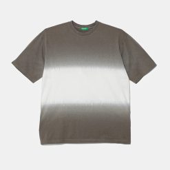 United Colors of Benetton tricou de bumbac pentru copii culoarea gri