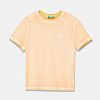 United Colors of Benetton tricou de bumbac pentru copii culoarea portocaliu