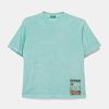 United Colors of Benetton tricou de bumbac pentru copii culoarea turcoaz
